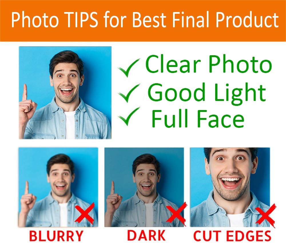 Custom 50 Pcs Double-Sided Wedding Pet Stir Sticks, Personalized Dog Cat Head Acrylic Cocktail Stirrers, Custom Your Photo Stir Sticks, Decor Birthday, Retirement, Bachelorette Parties