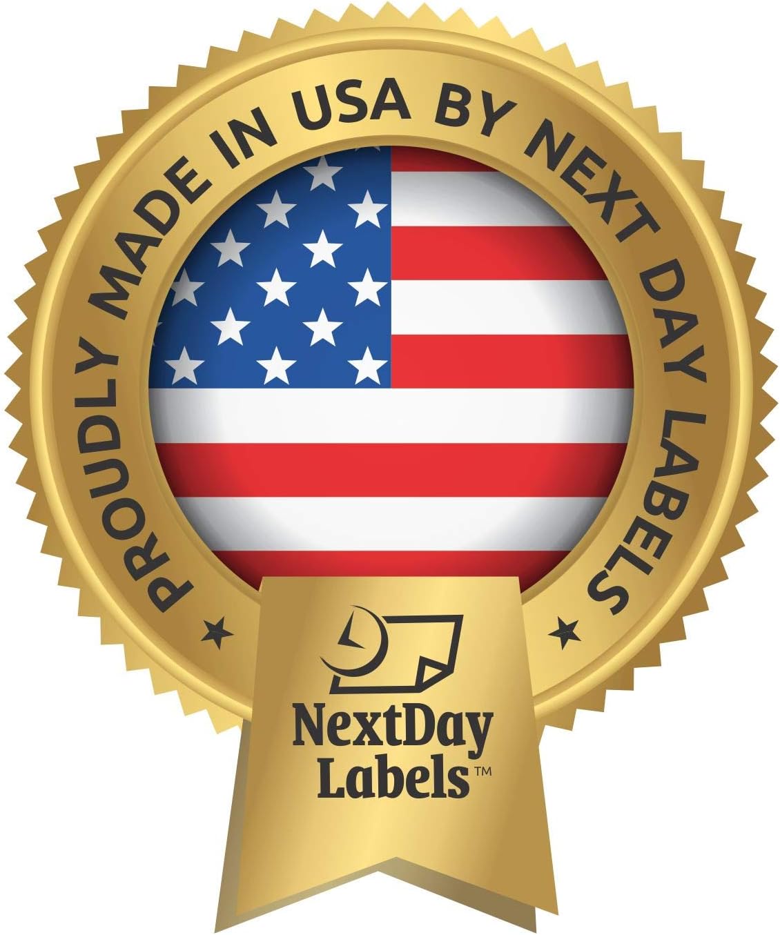 NextDayLabels Silver Seals for Certificates, Silver Metallic Embossing Stickers with Serrated Edge for Certificates, Packaging and Envelopes - 2 Inch Round, 250 Stickers Per Roll - Made in The USA