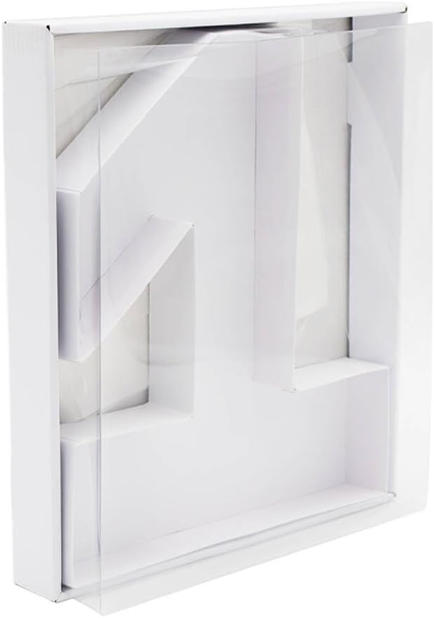 12" Fillable Cardboard Number Charcuterie Gift Cupcake Box With Cover Sweets Packaging (1)