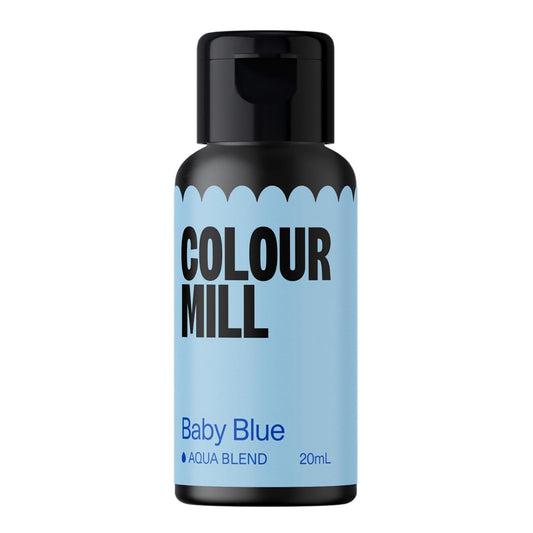 Colour Mill Aqua Blend Water-Based Food Coloring, 20 Milliliters Baby Blue