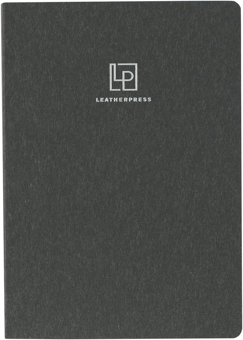 Luxury Leather Refillable Journal/Writing Notebook for Men & Women, Reusable Full-grain Leather Cover, 120gsm Thick Paper, Blank, Dotted, Lined Refills