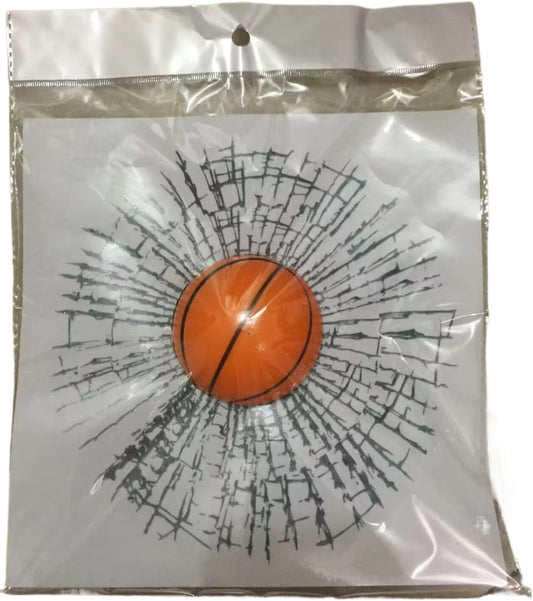 Car 3D elf Ball car Sticker, car Window Funny Creative Decorative Sticker(18cmx18cmx3cm) (Basketball)