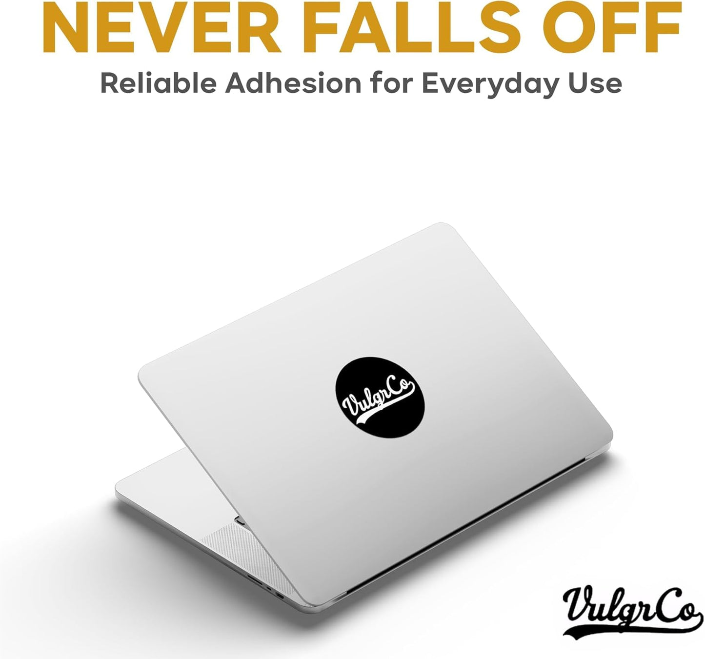 VulgrCo Custom Design Your Own Personalized Labels Stickers Decals Text Name Image Photo 120 Pack - Waterproof, Dishwasher Safe, Fade Resistant, UV Protected, Heat and Cold Resistant