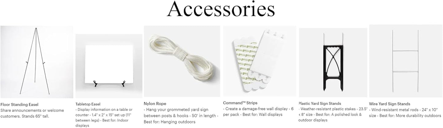 Generic Wedding Sign, Floral, 18x27 inches, Plastic, Wedding