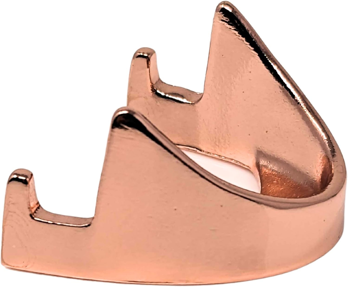 Generic Military Challenge Coin Display Stand - Solid Metal with Anodized Finish - US Vet. Business (Copper)