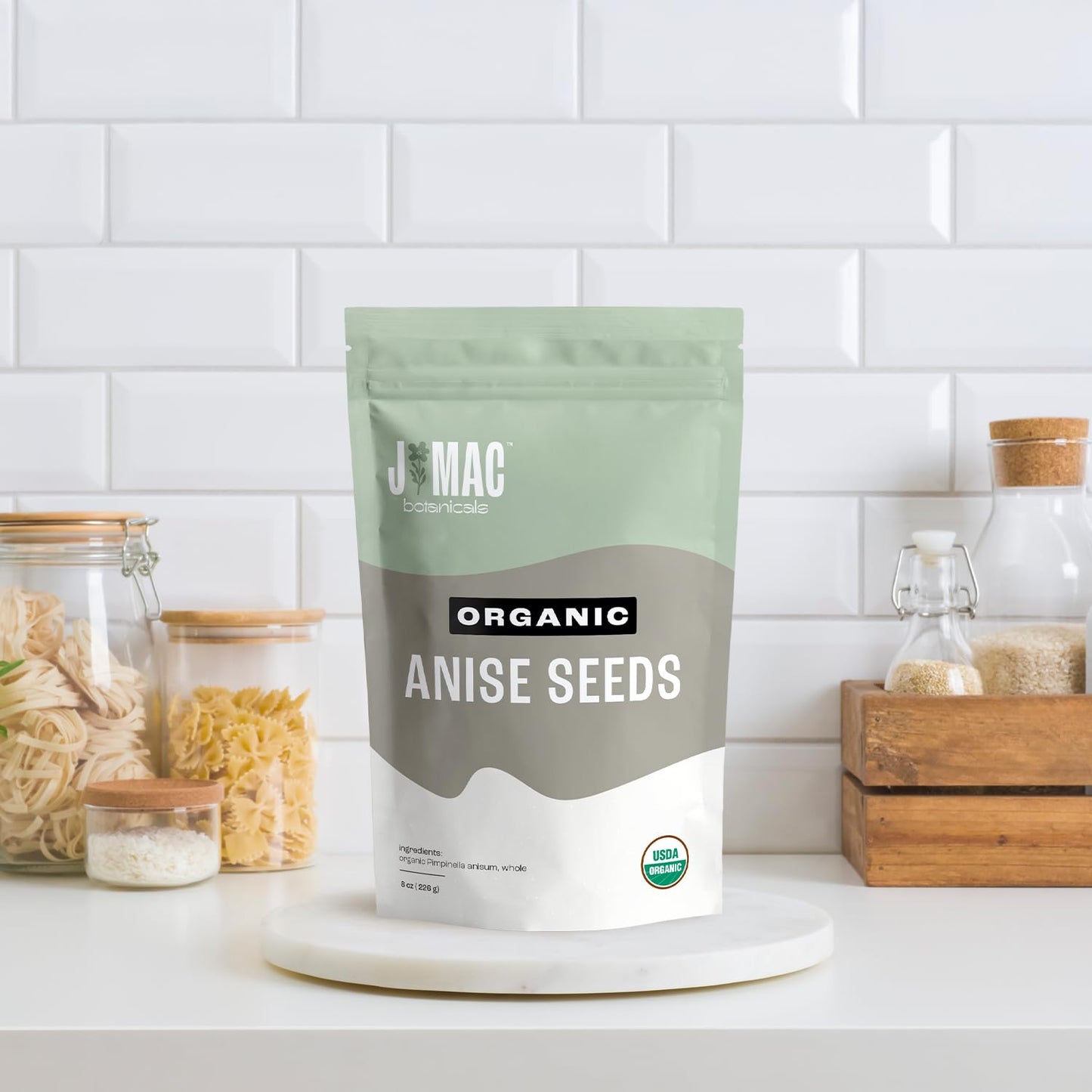 J Mac Botanicals Organic Anise Seeds whole aniseed