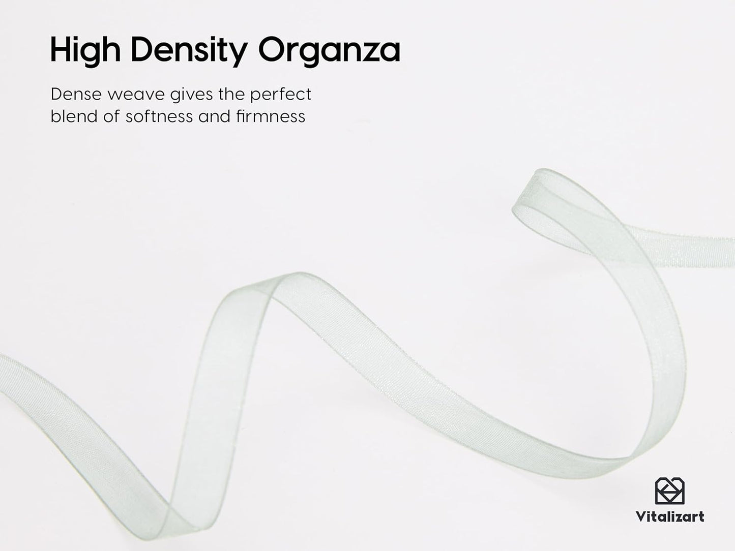 Vitalizart 3/8" x 90 Yards Organza Ribbon Pastel Color 9 Rolls x 10 Yd Sheer Ribbon for Gift Wrapping Crafts Christmas Tree Bows Wedding Invitations Wreaths Party Decor Bouquet DIY Projects