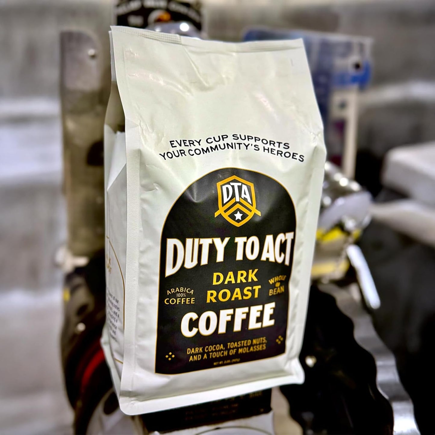 Duty to Act Dark Roast Whole Coffee Beans, 2 lbs (Pack of 1)
