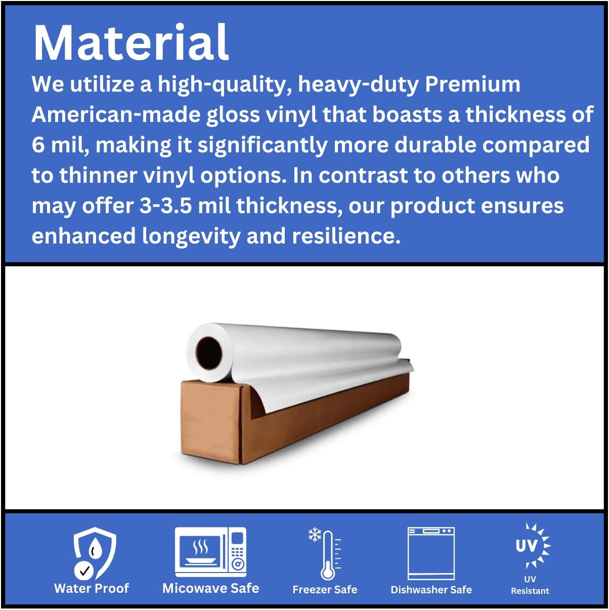 AVgrafx 120 3" Round Custom Personalized Stickers Labels Vinyl Waterproof Dishwasher Safe, Made USA, Text or Image (3x3 Inches)