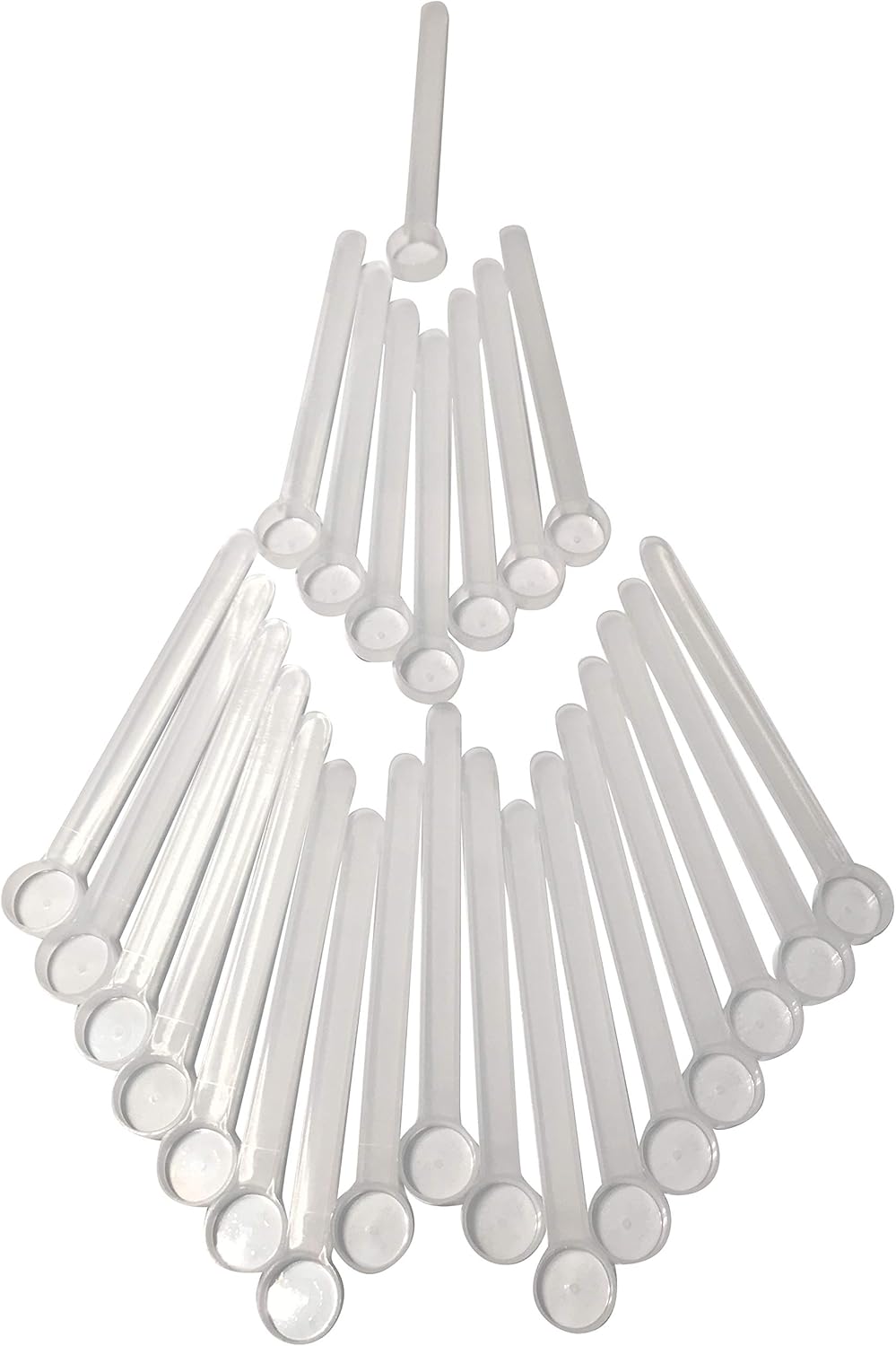 1 mL (1 CC) Long Handle Scoop for Measuring Coffee, Pet Food, Grains, Protein, Spices and Other Dry Goods (Pack of 100)