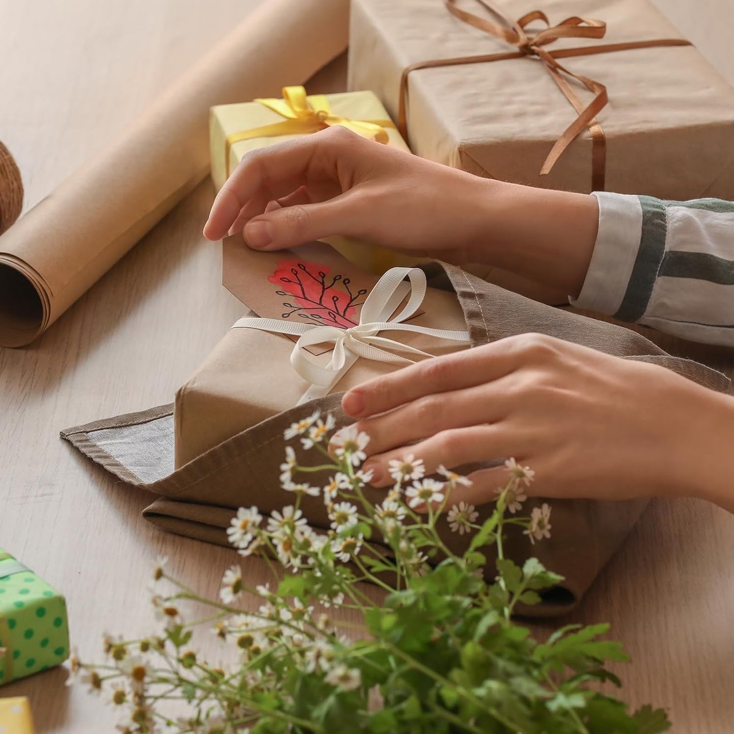 uxcell 164 Feet Floral Wire, 1mm Vine Bind Wire for DIY Crafts Flower Bouquet Christmas Wreaths Orange