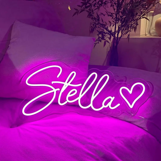 Custom Neon Signs led name sign neon sign for wall decor led name signs personalized Logo Room Wedding Birthday Party Various Color and Size Business Personalized Gifts Presents