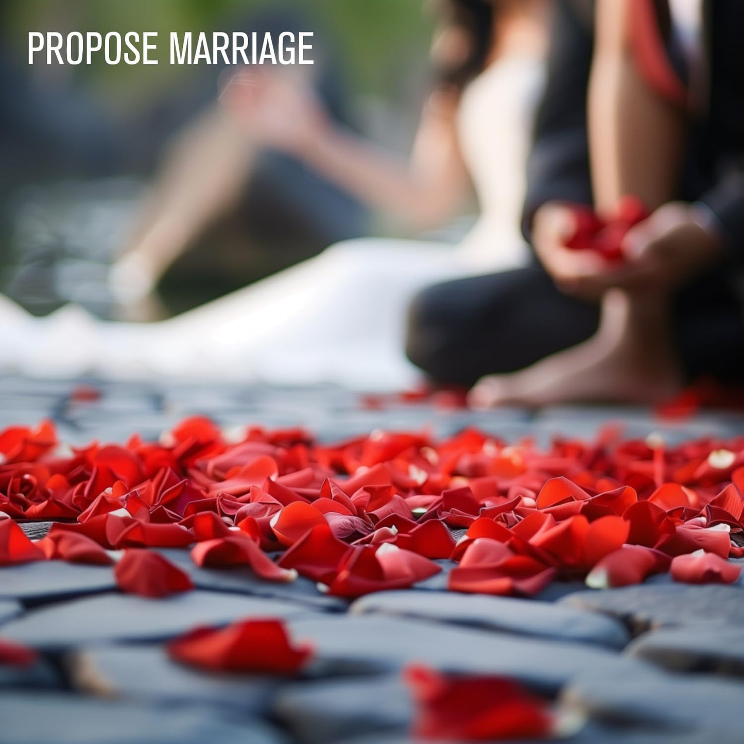 Rosaura Real Preserved Rose Petals 50g(1.75oz) for Wedding Decor, Romantic Nights - Includes Bonus Lucky Surprise Pack! (red)