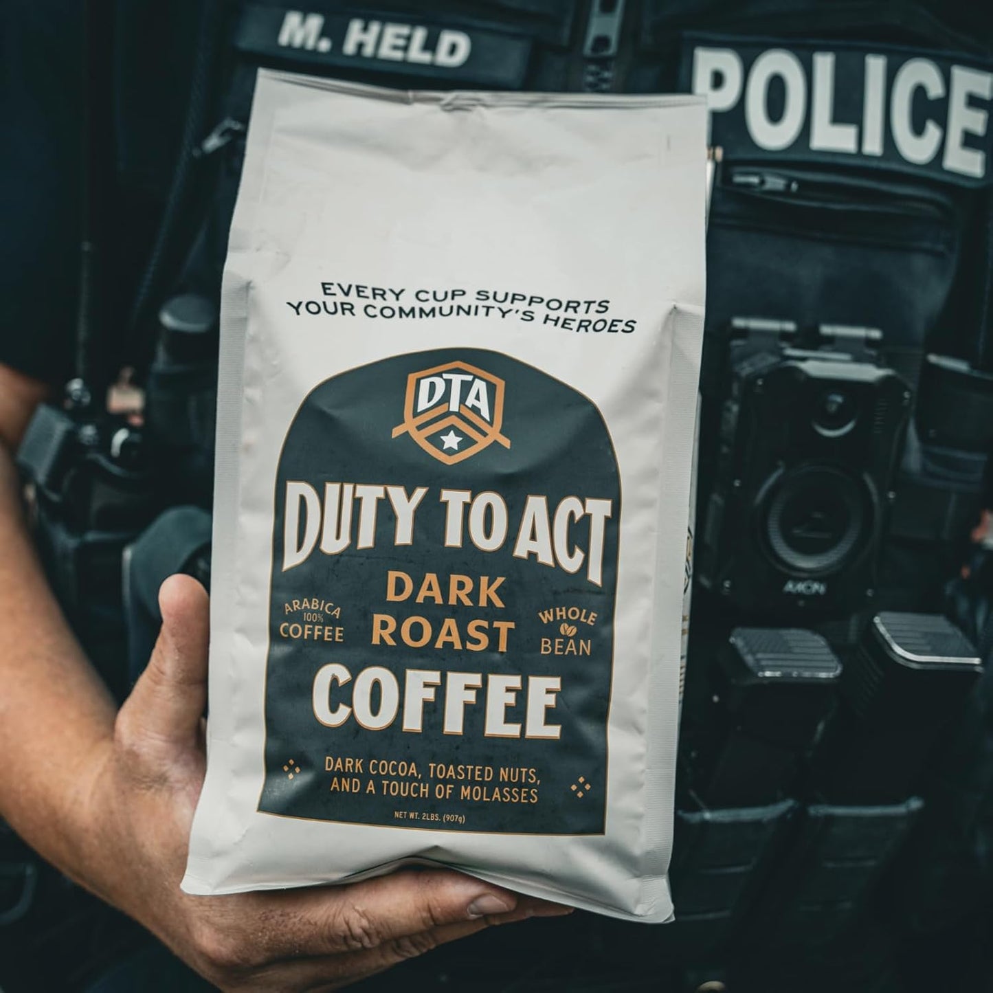 Duty to Act Medium Roast Whole Bean Coffee, 2 lbs (Pack of 5)