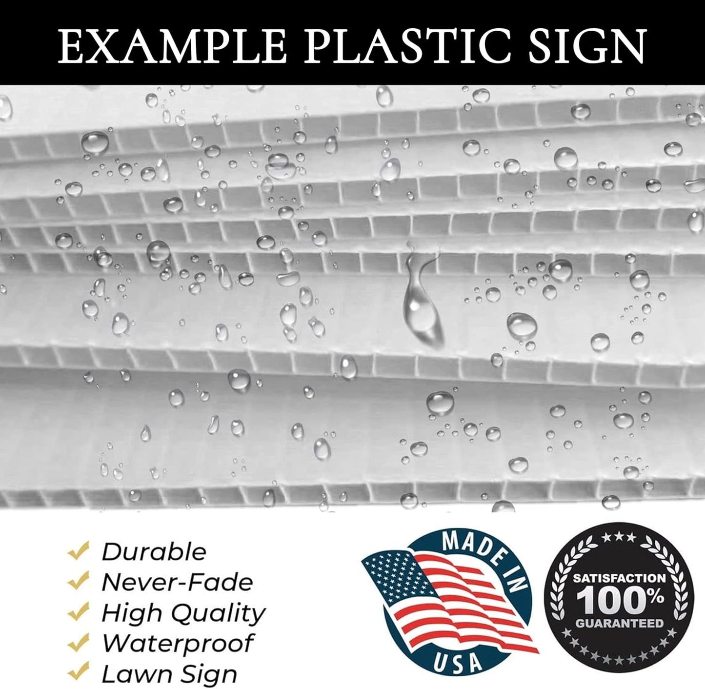 Generic Rustic Wedding Sign, 12x18 inches, Plastic, Weatherproof & Fade-Resistant, Customizable