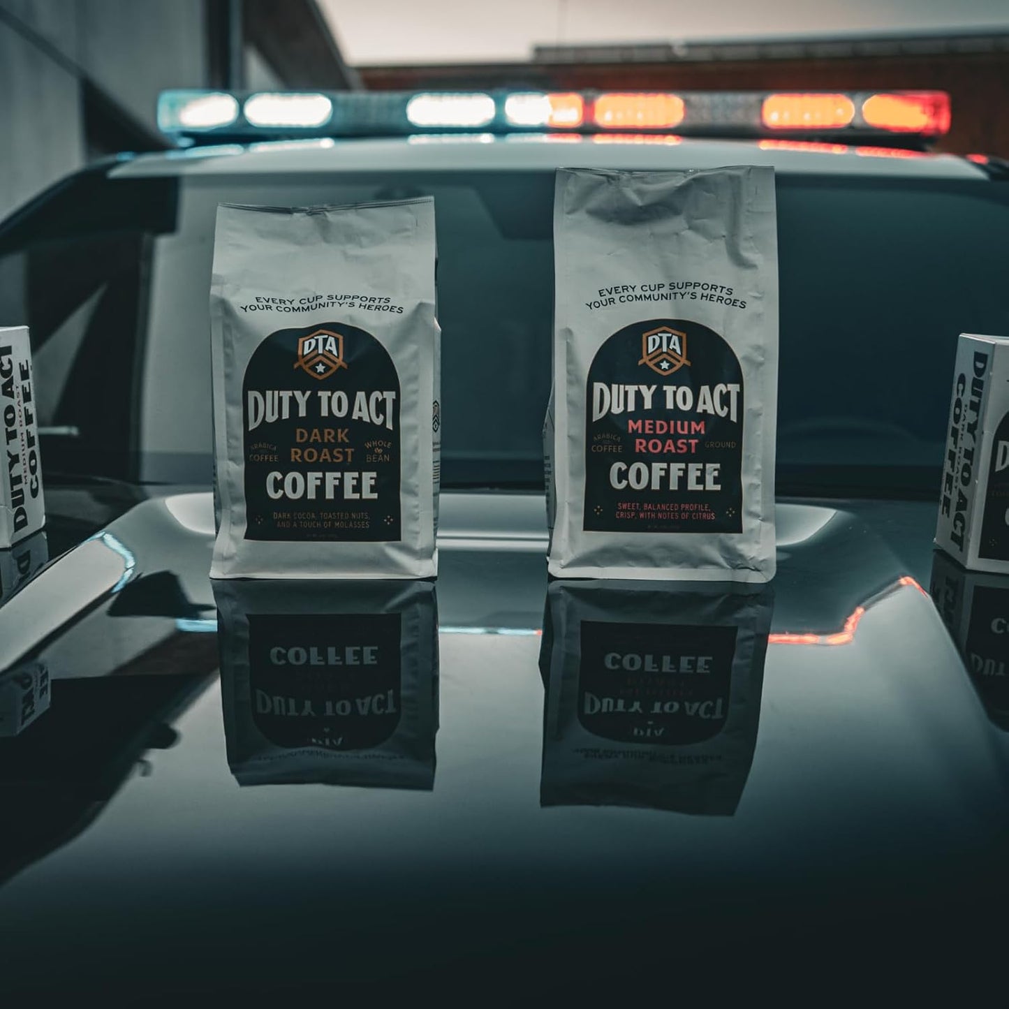 Duty to Act Dark Roast Whole Coffee Beans, 2 lbs (Pack of 6)