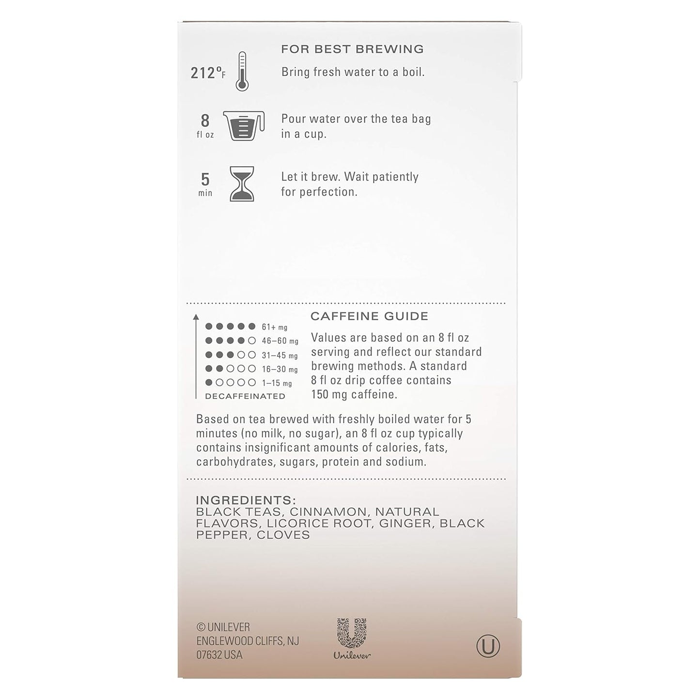 TAZO Chai Tea Bags, Vanilla Caramel Chai, Caffeinated tea, 120 Total Bags (20ct - Pack of 6)