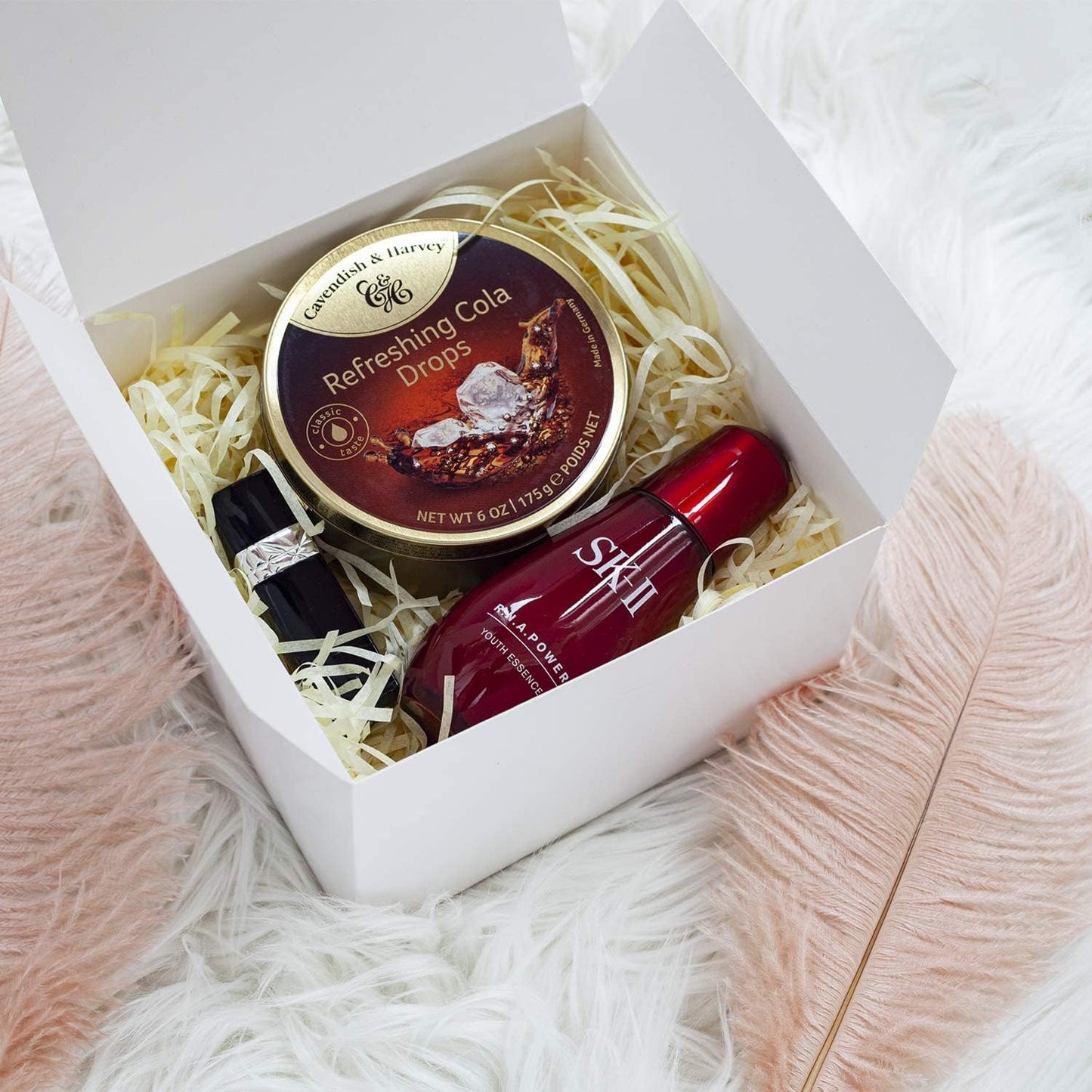 GEFTOL Gift Box 10 Pack 6 x 6 x 4 inches Fold Box Paper Gift Box Bridesmaids Proposal Box for Bridal Birthday Party Christmas（White）