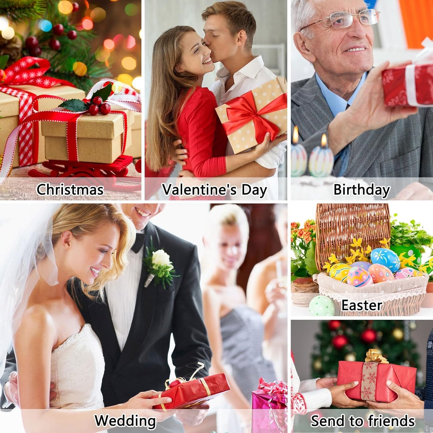 Zankubom 1 LB Brown Kraft Crinkle Cut Paper Shred Filler Great for Gift Wrapping, Cowhide Color Basket Fillers, Birthday, Gift Wrapping, Halloween Thanksgiving Christmas Party Decor Filling Supplies