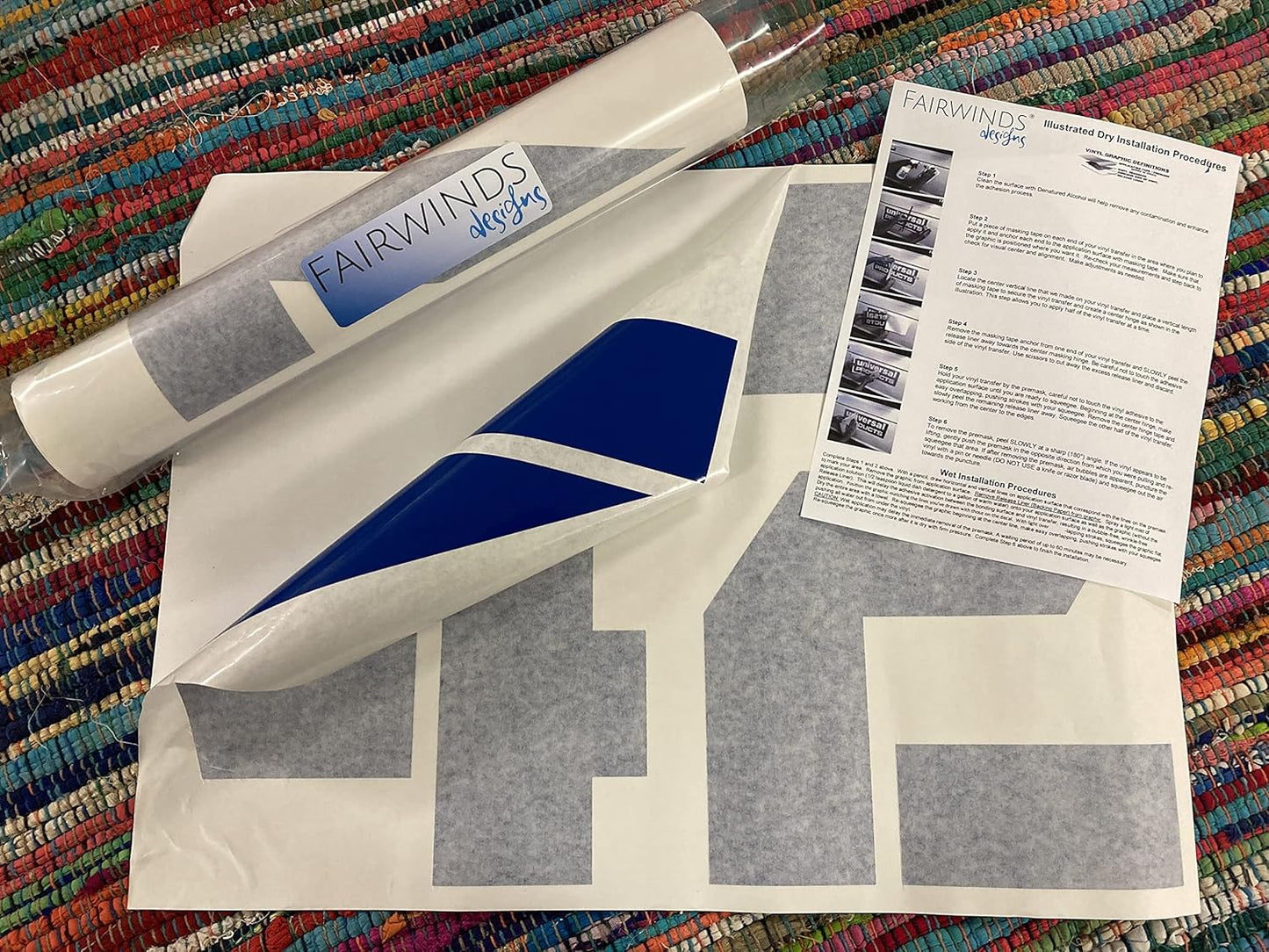 Fairwinds Designs Custom Race Car Number Decals | Set of 3 Heavy Duty Vinyl Stickers | Choose Size in Inches | Numbers for Cars Truck Motorcycle Jet Ski Boat | Racing Autocross Pro (Black, Medium)